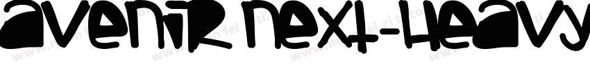 Avenir next-heavy bo字体转换